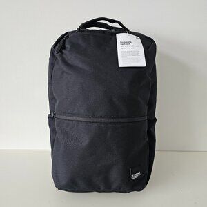 NWT LULULEMON BLK/GREU Black Green Double Zip Backpack OS